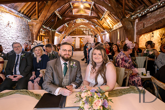 Katie & James wedding Notley Tythe Barn- 176