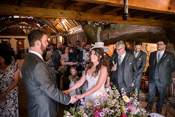 Lauren & John's wedding Notley Tythe Barn- 178