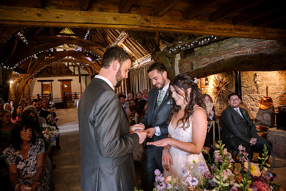 Lauren & John's wedding Notley Tythe Barn- 191