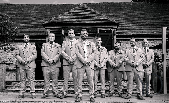 Holly & Louis's Notley tythe barn wedding- 070