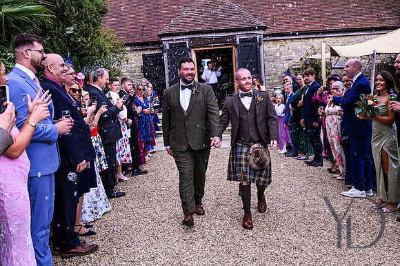 Richard & Julian's wedding Notley Tythe Barn- 306