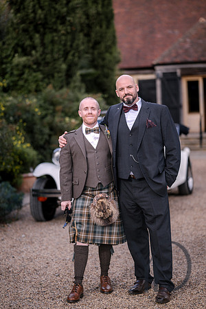 Richard & Julian's wedding Notley Tythe Barn- 350