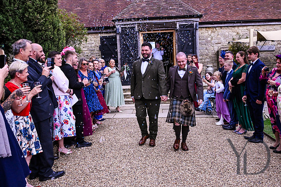 Richard & Julian's wedding Notley Tythe Barn- 299
