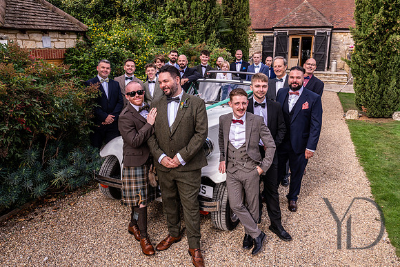 Richard & Julian's wedding Notley Tythe Barn- 327