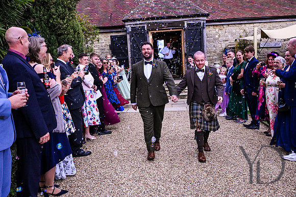 Richard & Julian's wedding Notley Tythe Barn- 302