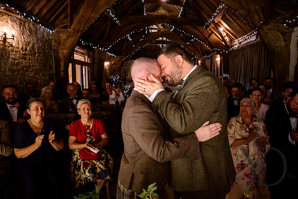 Richard & Julian's wedding Notley Tythe Barn- 272