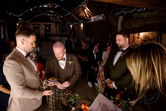 Richard & Julian's wedding Notley Tythe Barn- 256