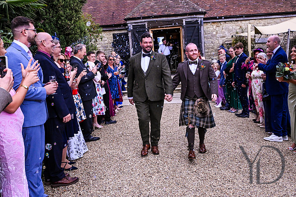Richard & Julian's wedding Notley Tythe Barn- 305