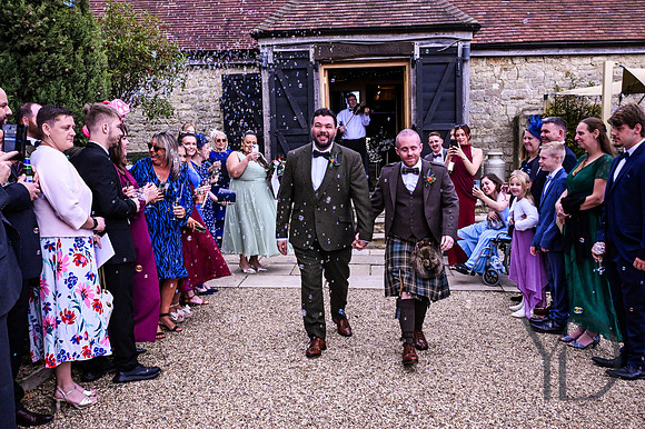 Richard & Julian's wedding Notley Tythe Barn- 293