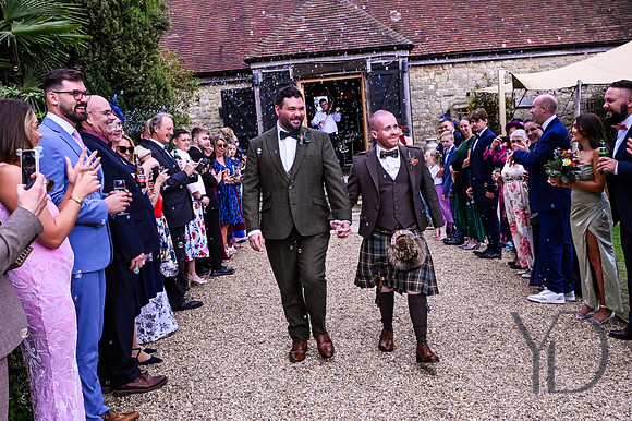 Richard & Julian's wedding Notley Tythe Barn- 307