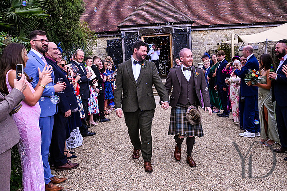 Richard & Julian's wedding Notley Tythe Barn- 308