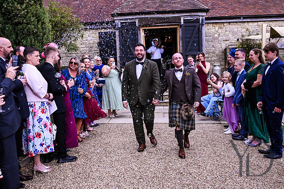 Richard & Julian's wedding Notley Tythe Barn- 295