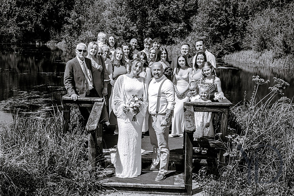 Donna & Danny Bellows Mill wedding- 742